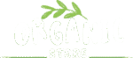 organic store white logo